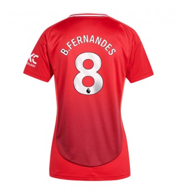 Manchester United Bruno Fernandes #8 Hemmatröja Dam 2024-25 Kortärmad